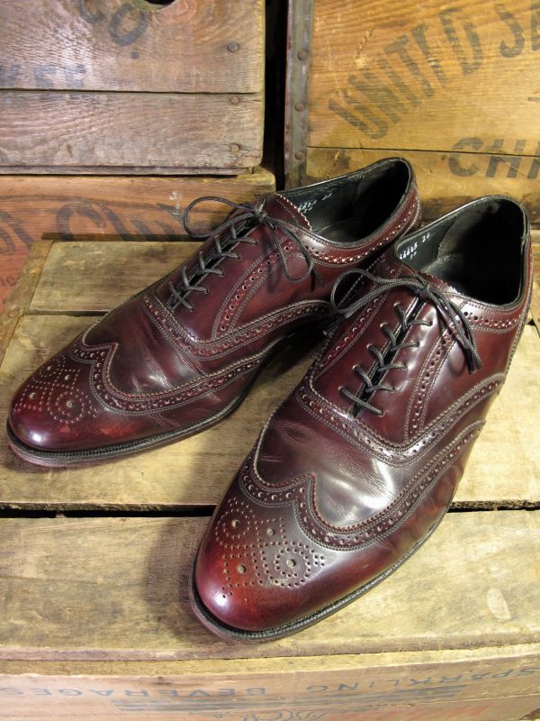 フローシャイム Florsheim ウイングチップシューズ US9.5 メンズ27.5cm /saa010108