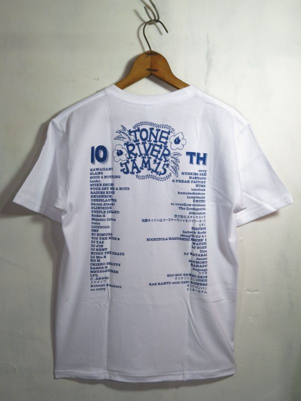 画像3: 半額ＳＡＬＥ！￥２０００→￥１０００！TONE RIVER JAM'15 オフィシャル Tシャツ ホワイト