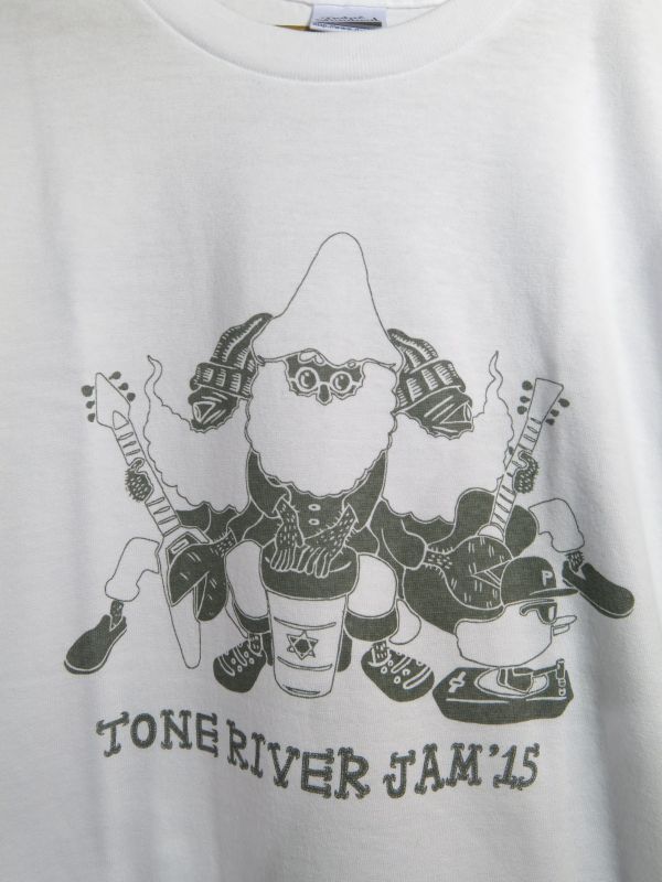 画像2: 半額ＳＡＬＥ！￥２０００→￥１０００！TONE RIVER JAM'15 オフィシャル Tシャツ ホワイト