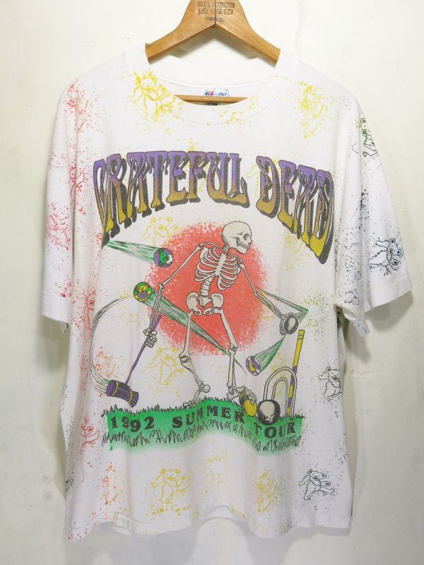 90s Grateful Dead グレイトフルデッド 総柄 ツアー Tシャツ