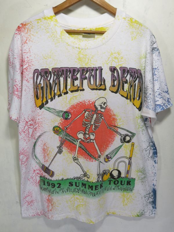 90s Grateful Dead グレイトフルデッド 総柄 ツアー Tシャツ SIZE L