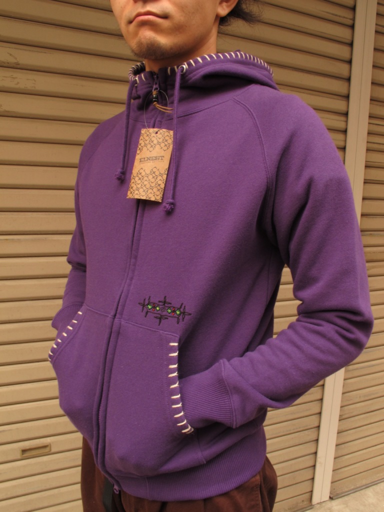 画像: スペシャルＳＡＬＥ！定価￥１３６５０→￥４９００！ELNEST E.C.A. HI-ZIP HOODIE 【PURPLE】