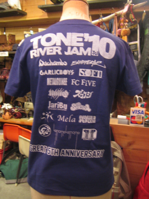 画像: TONE RIVER JAM'10 オリジナルTシャツ