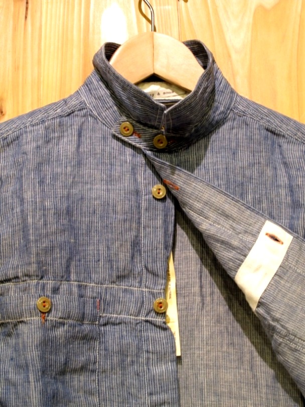 画像: 半額SALE！\16590→8295！Gypsy & sons Hickory oild Workman Shirts Blue