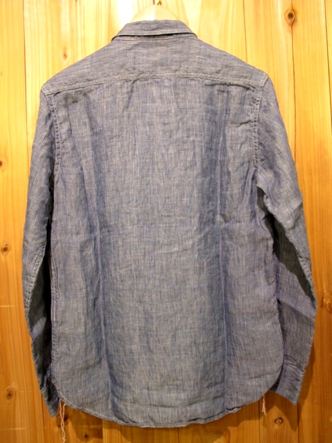 画像5: 半額SALE！\16590→8295！Gypsy & sons Hickory oild Workman Shirts Blue