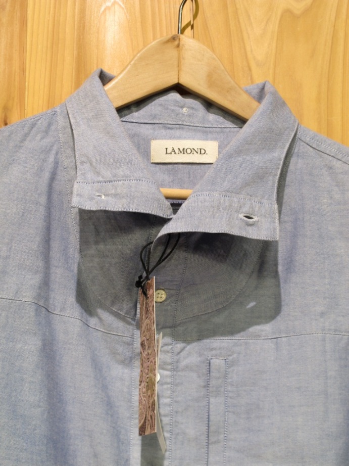画像: SALE！！定価￥１０２９０！ LAMOND スタンドネックシャツ　BLUE