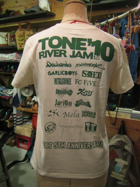 画像: TONE RIVER JAM'10 オリジナルTシャツ