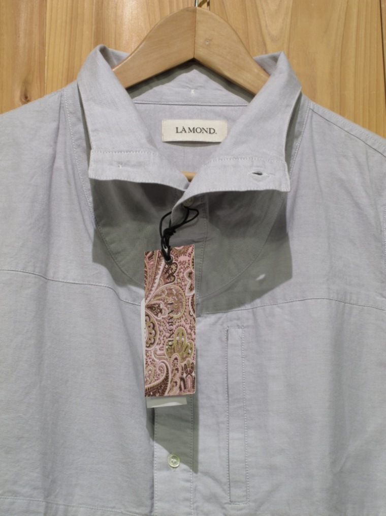 画像: 半額SALE！！　LAMOND スタンドネックシャツ　GRAY